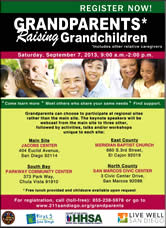 Grandparents Raising Grandchildren Symposium 2013 -flier