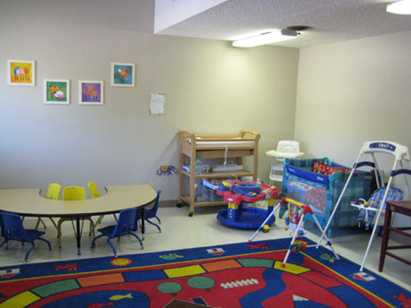 Childcare room at Mujer