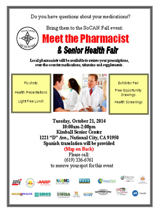 Meet the Pharmacisy & Senior Health fair