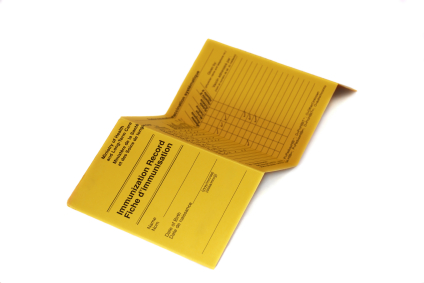 immunizations yellow card